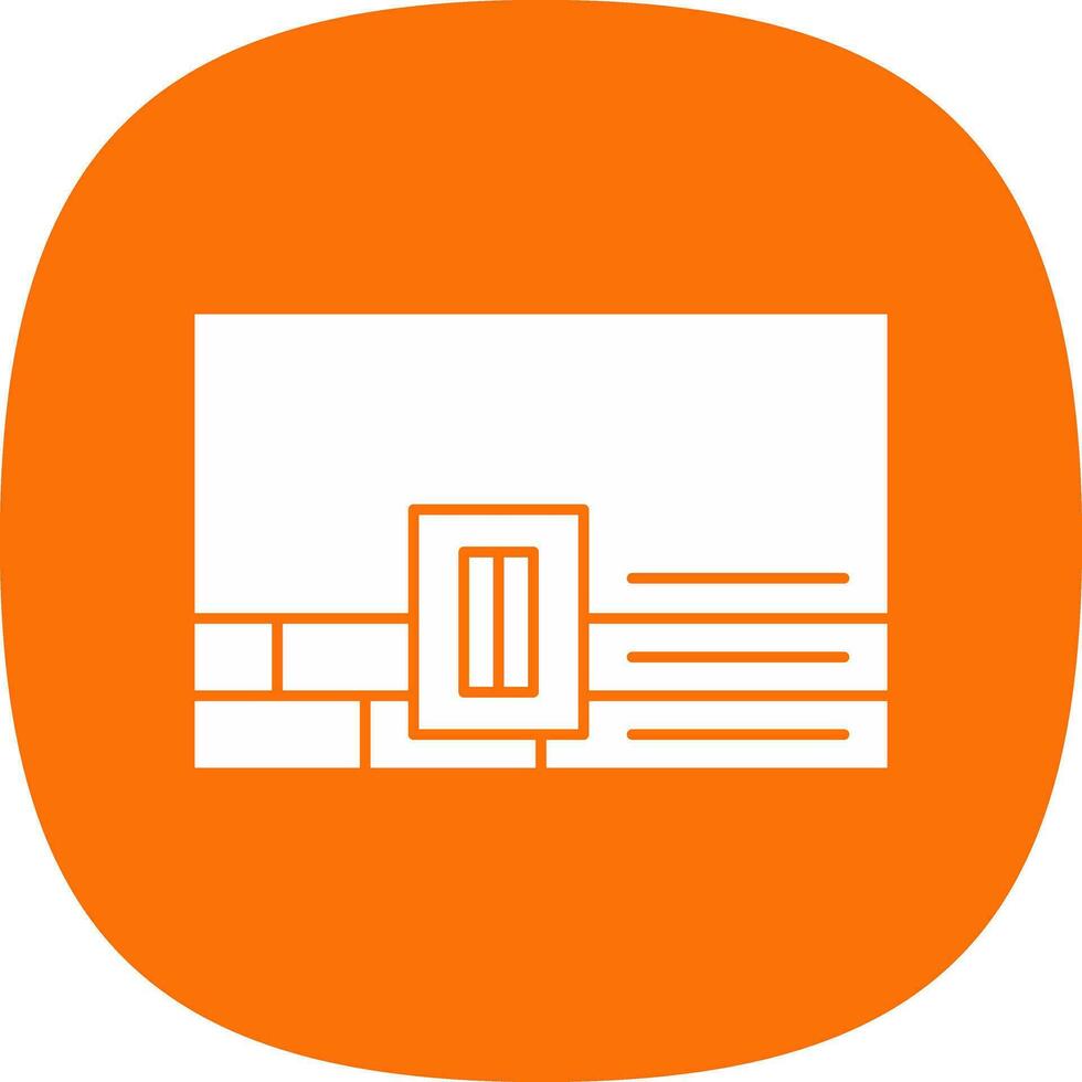 Wall Plastering Vector Icon Design