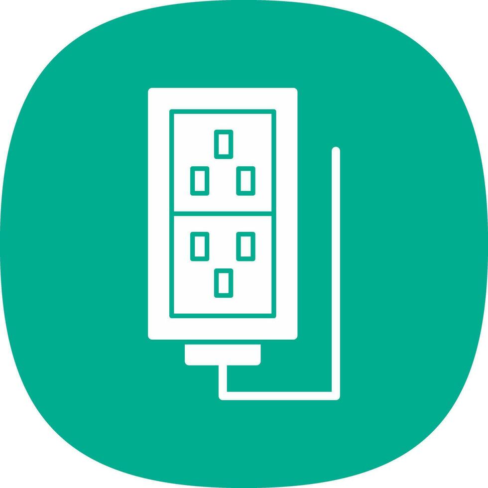 Extention Cable Vector Icon Design