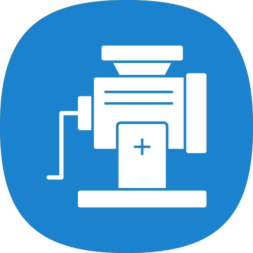 Meat Grinder Vector Icon Design