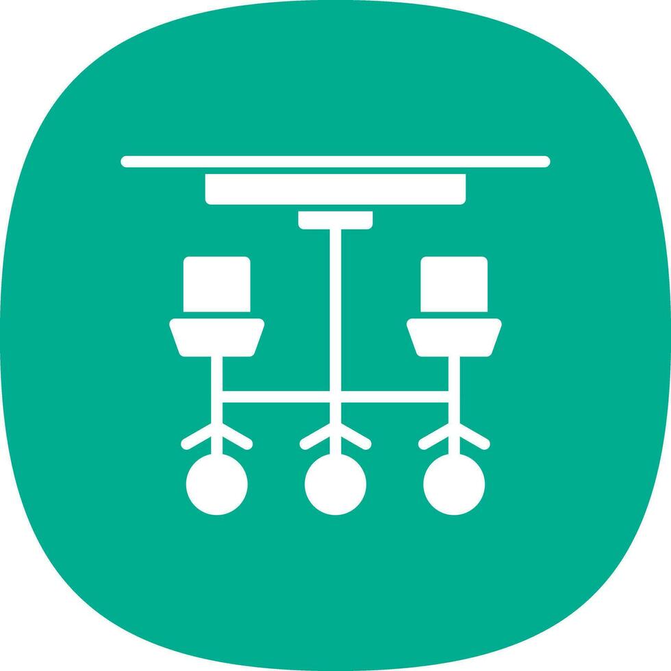 Chandelier Vector Icon Design