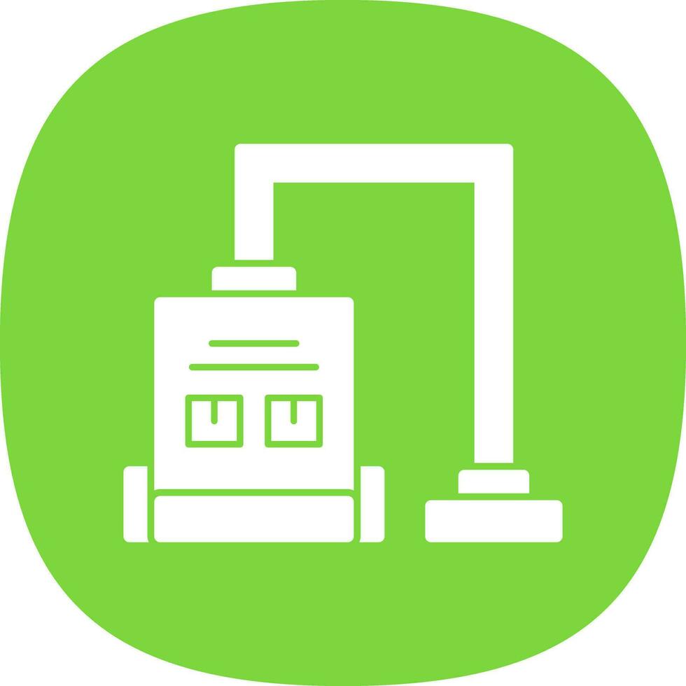 Vacuum Cleaner Vector Icon Design
