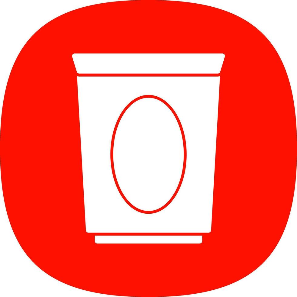 diseño de icono de vector de cubo de basura