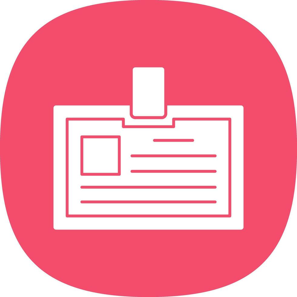 Identification card Vector Icon Design