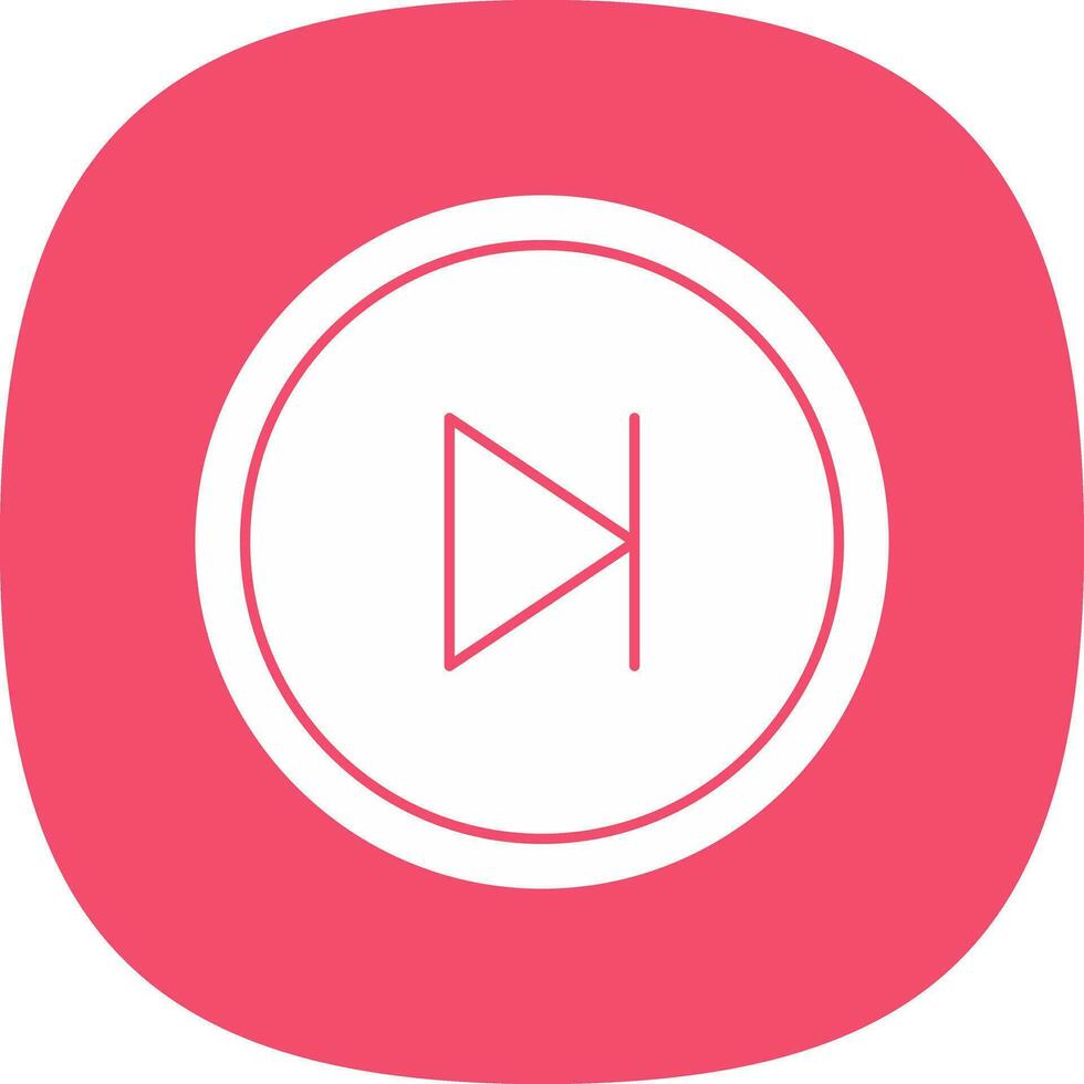 Skip Vector Icon Design