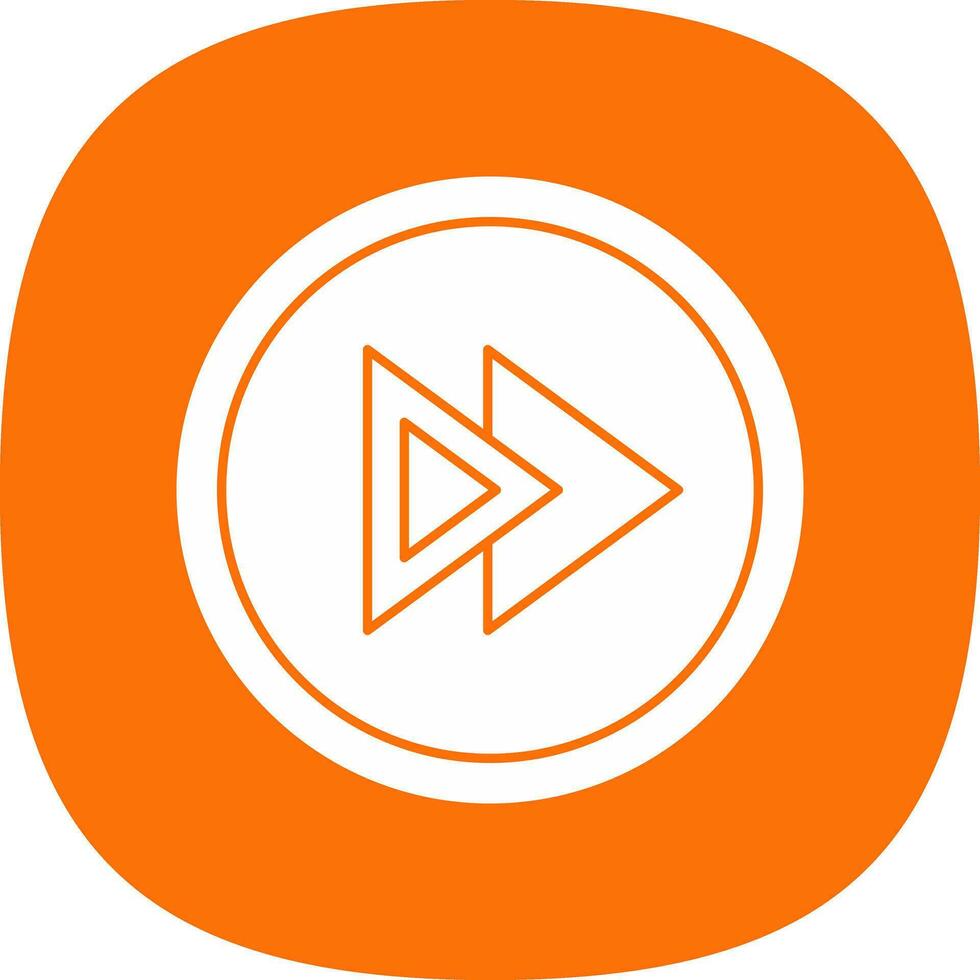 Fast Forward Vector Icon Design