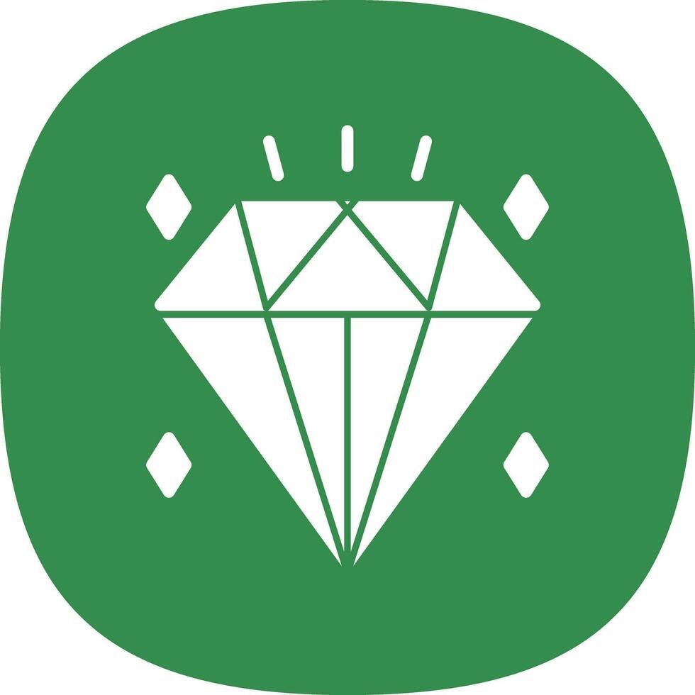 diseño de icono de vector de diamante