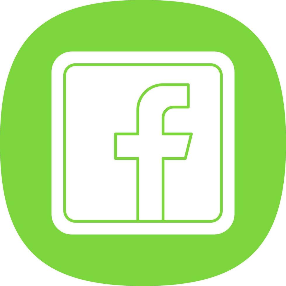 Facebook logo vector icono diseño