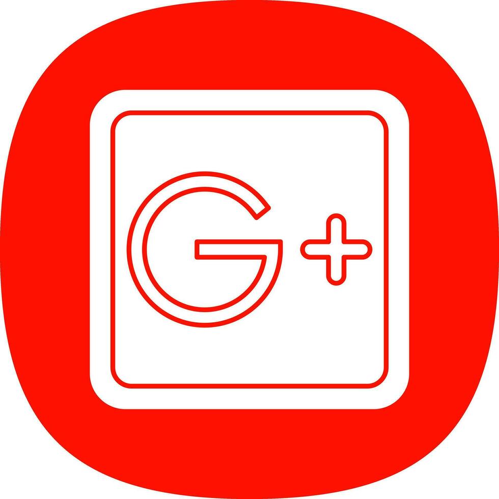 Google Plus Vector Icon Design