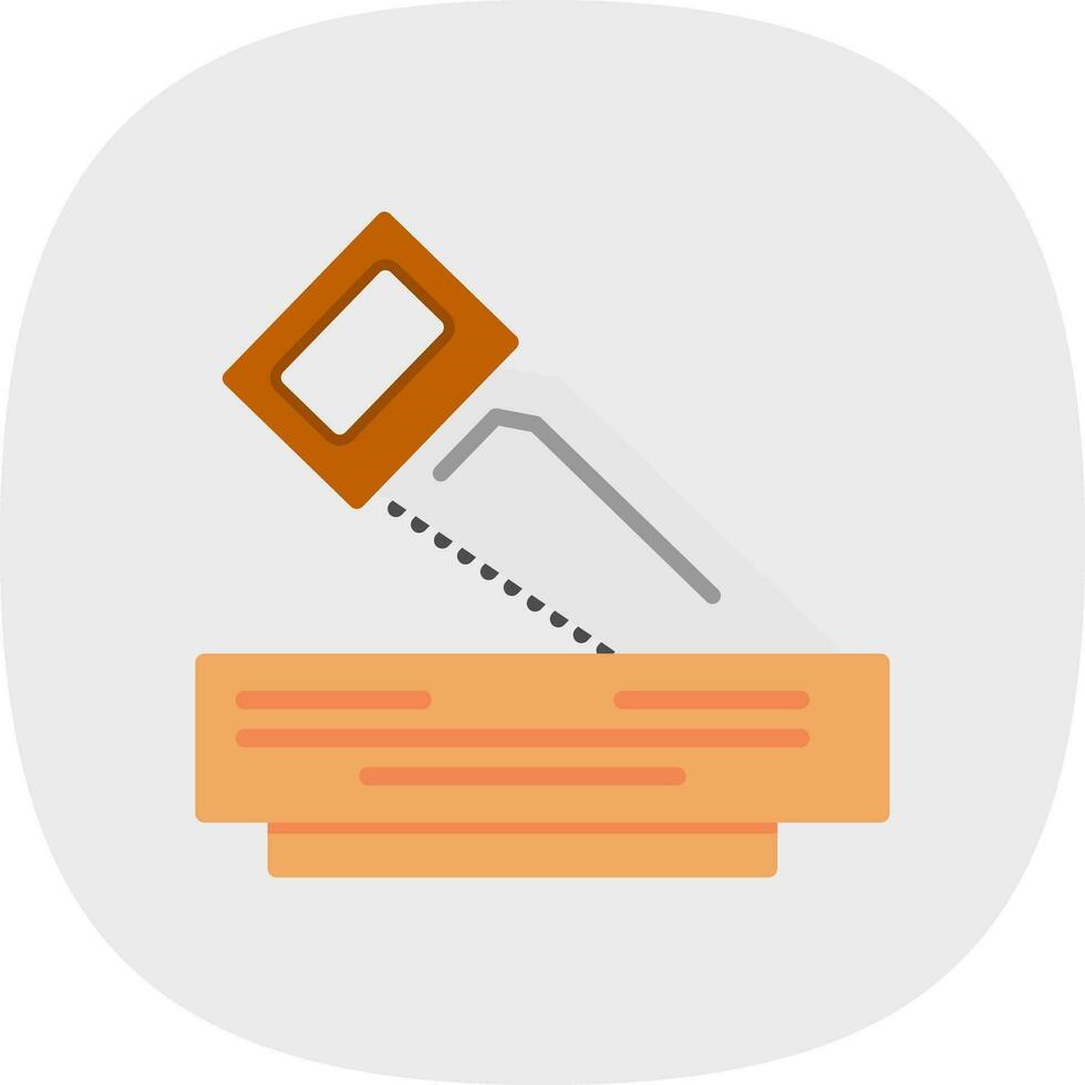 Wood Cuttor Vector Icon Design