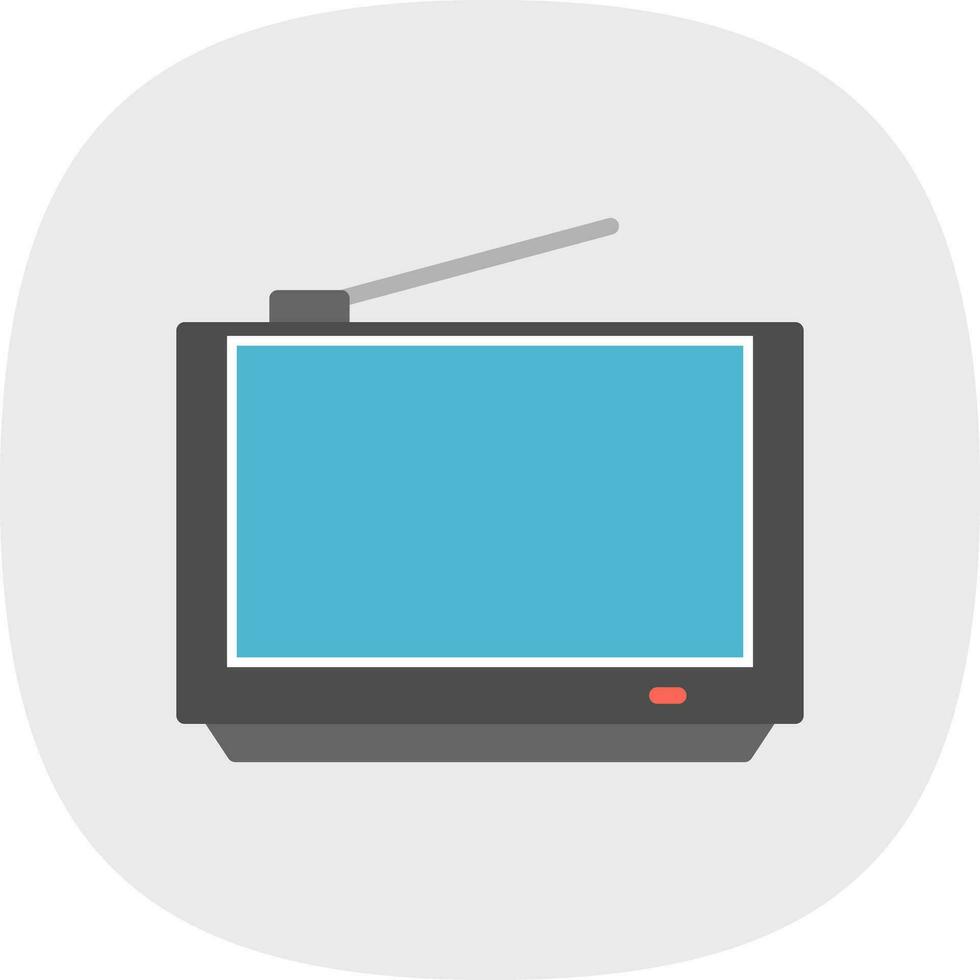 Television Vector Icon Design