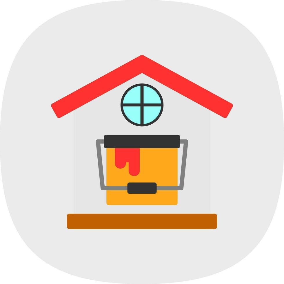 House Paint Vector Icon Design