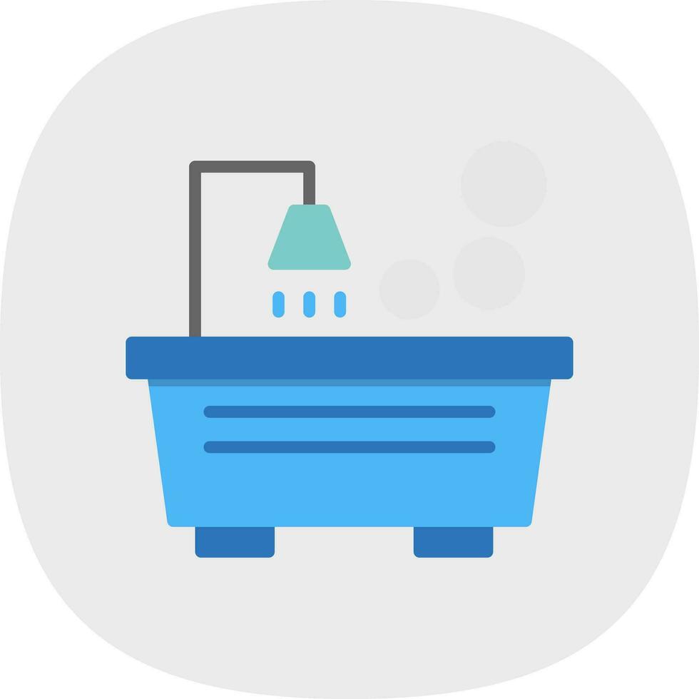 Tub Vector Icon Design