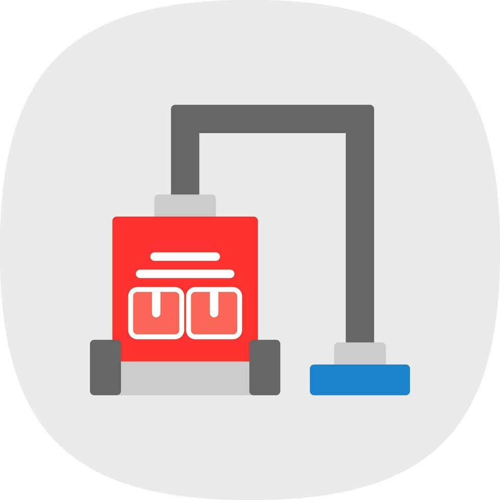 Vacuum Cleaner Vector Icon Design