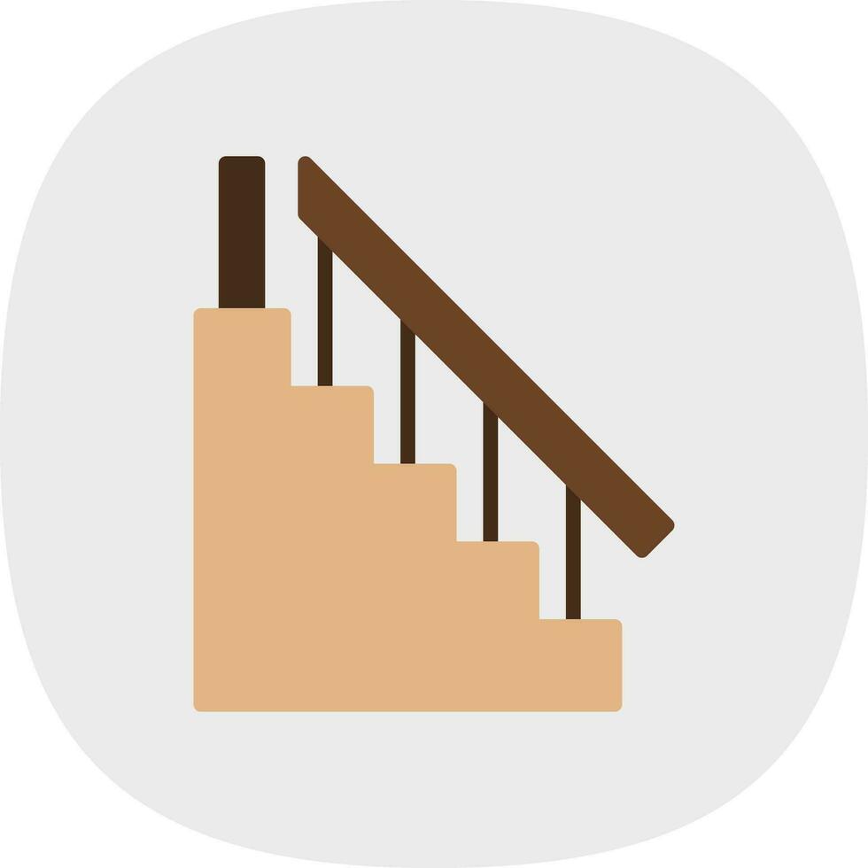 Stair Vector Icon Design