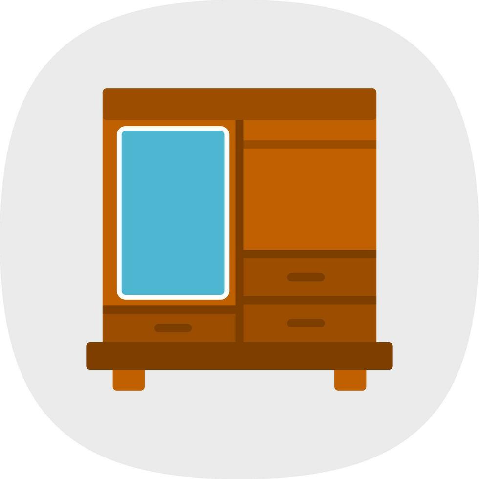 Wardrobe Vector Icon Design