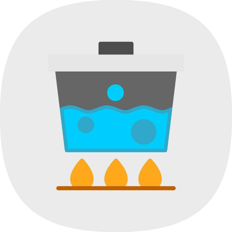 Boiling Vector Icon Design