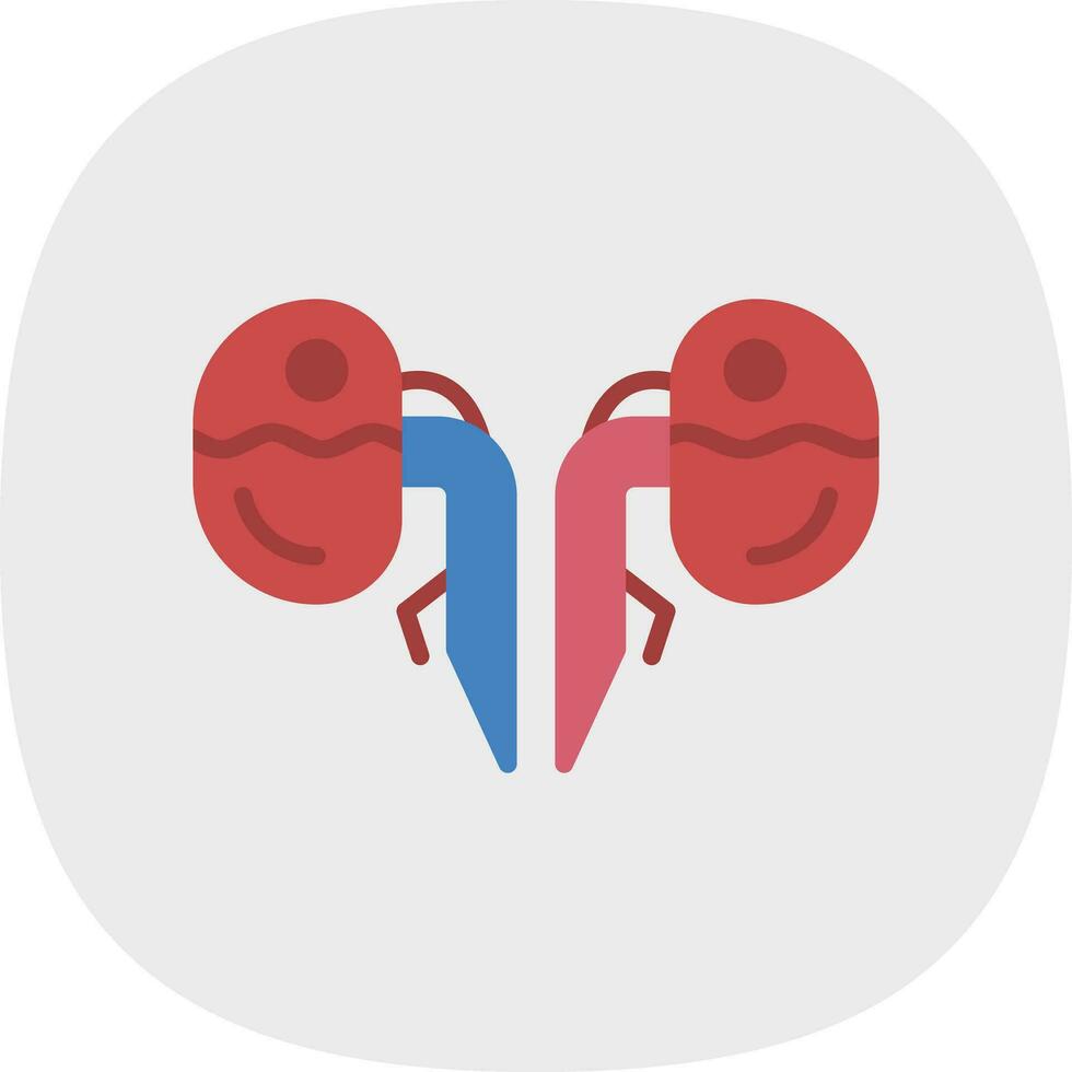 Kidneys Vector Icon Design