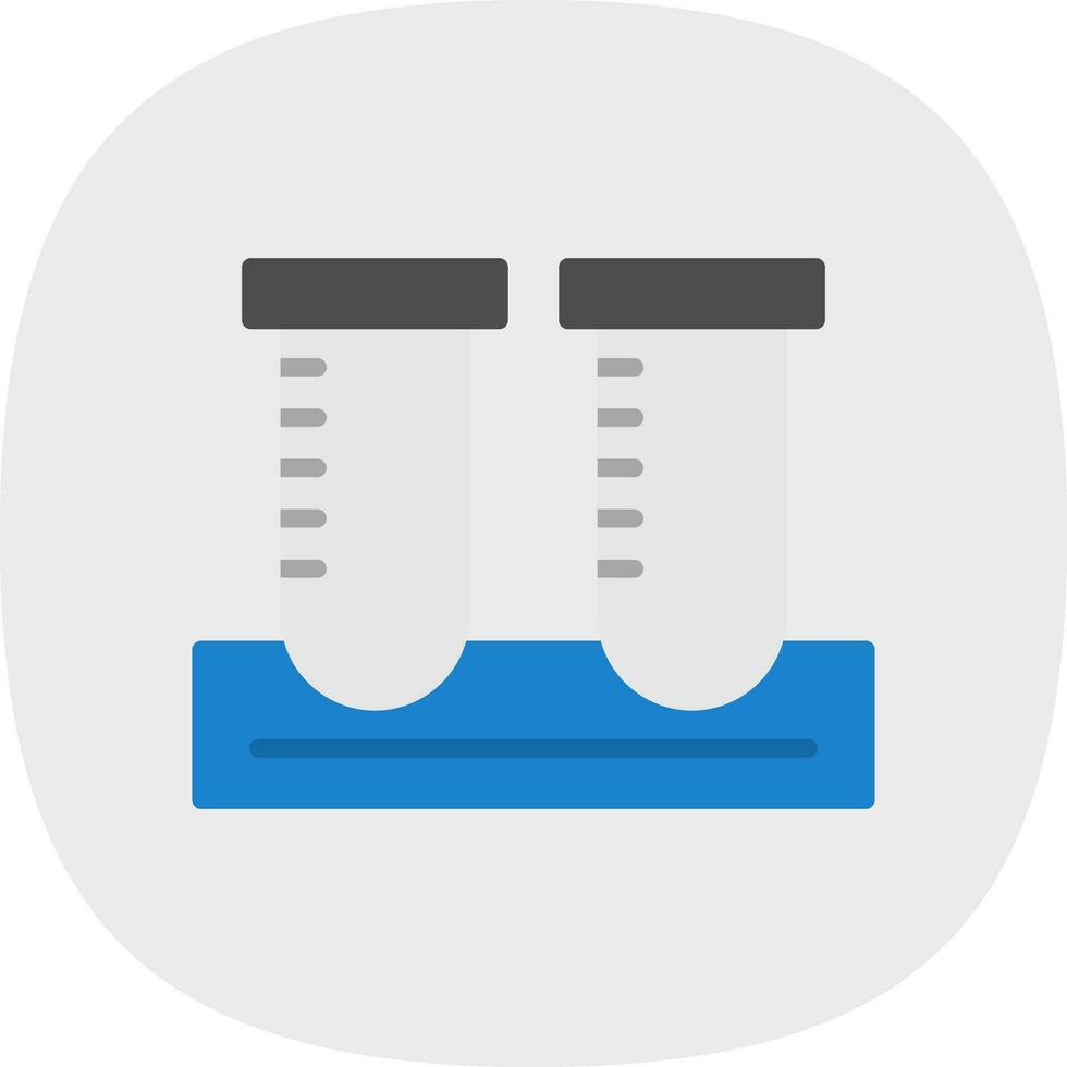 Test tubes Vector Icon Design