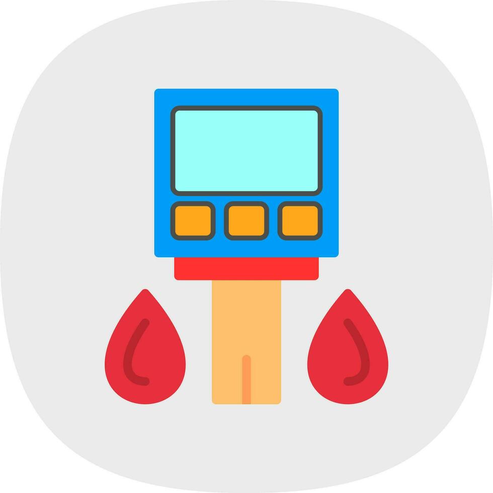 Glucometer Vector Icon Design