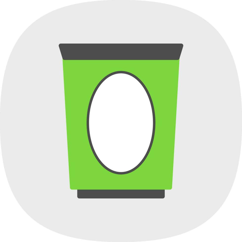 Dustbin Vector Icon Design