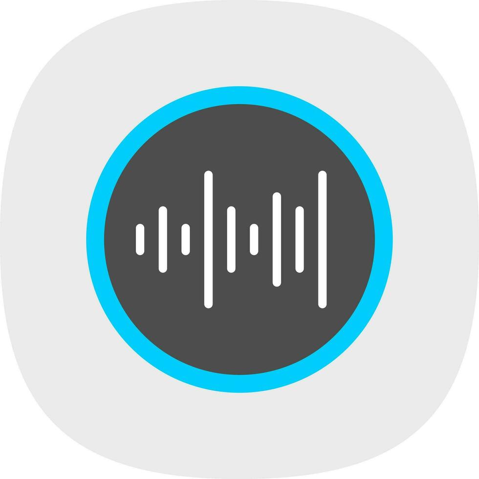 Sound waves Vector Icon Design