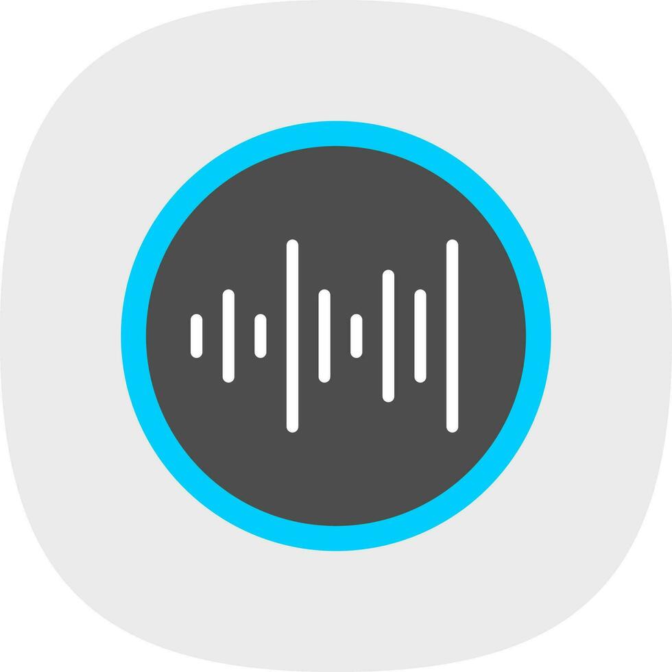 Sound waves Vector Icon Design