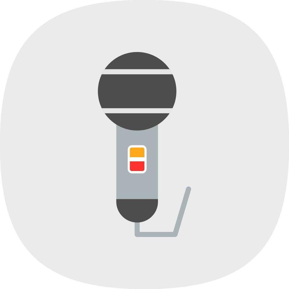 Mic Vector Icon Design