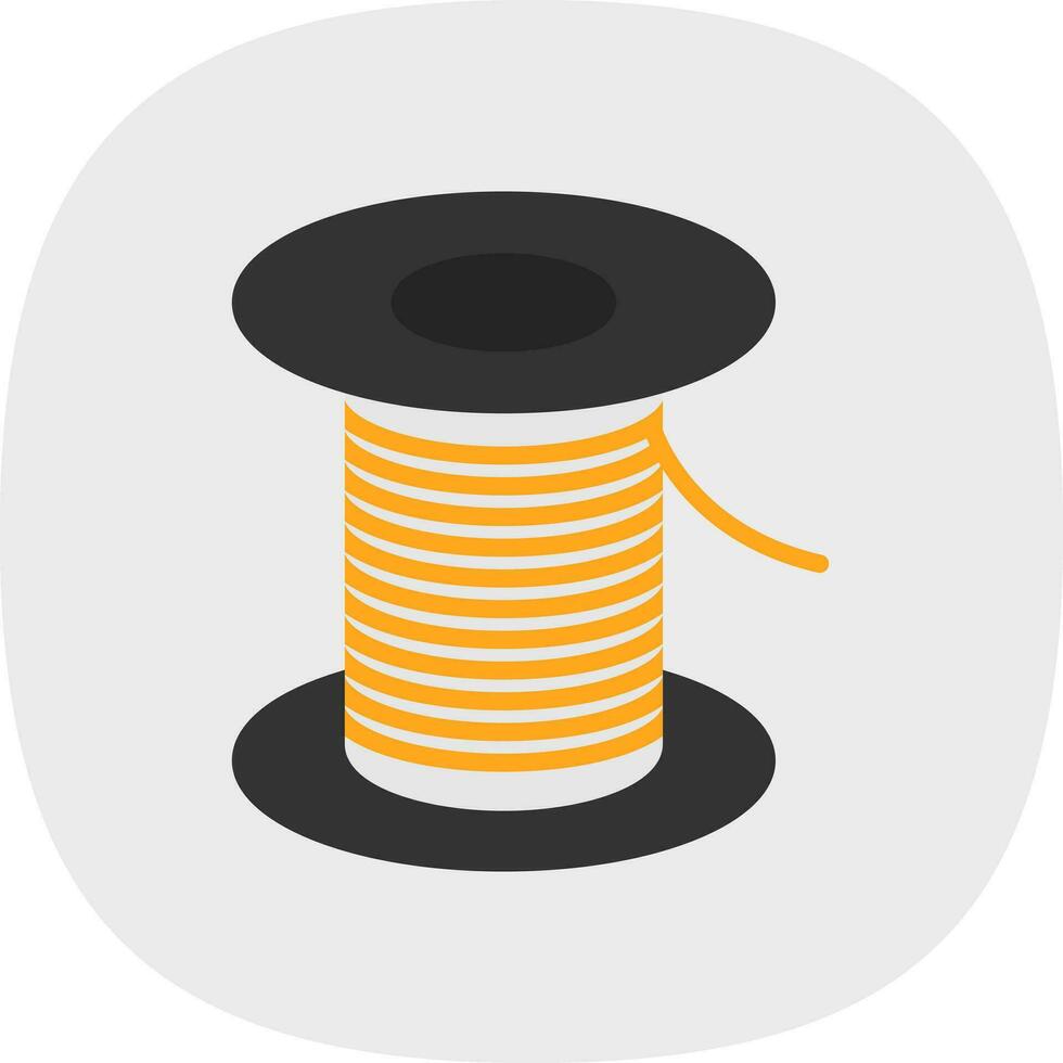 Wire roll Vector Icon Design