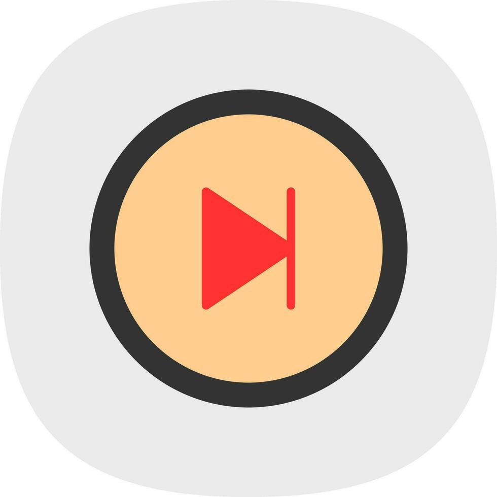 Skip Vector Icon Design