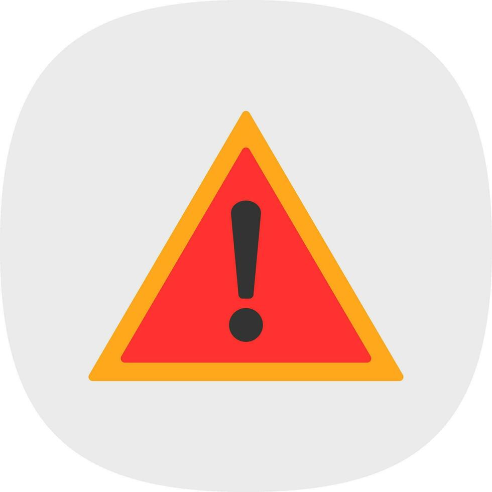 Exclamation Vector Icon Design