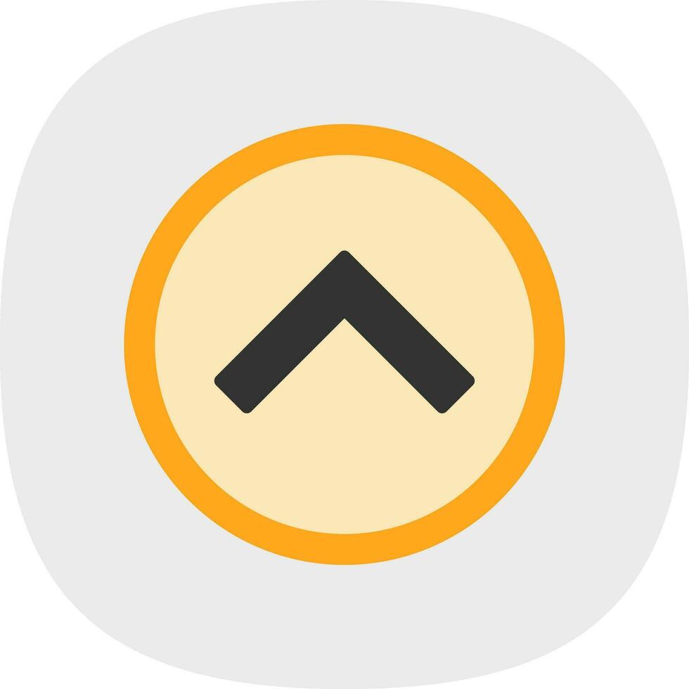 Chevron Up Vector Icon Design