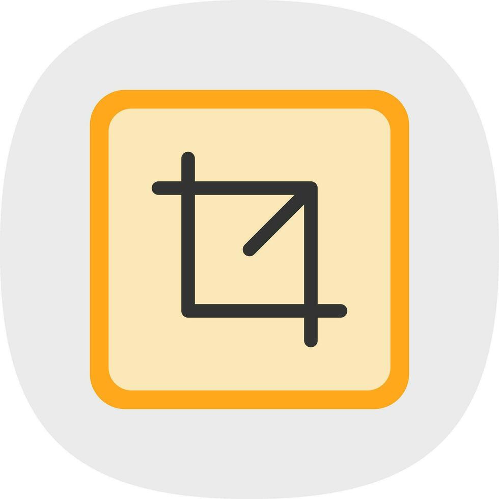 Crop Vector Icon Design