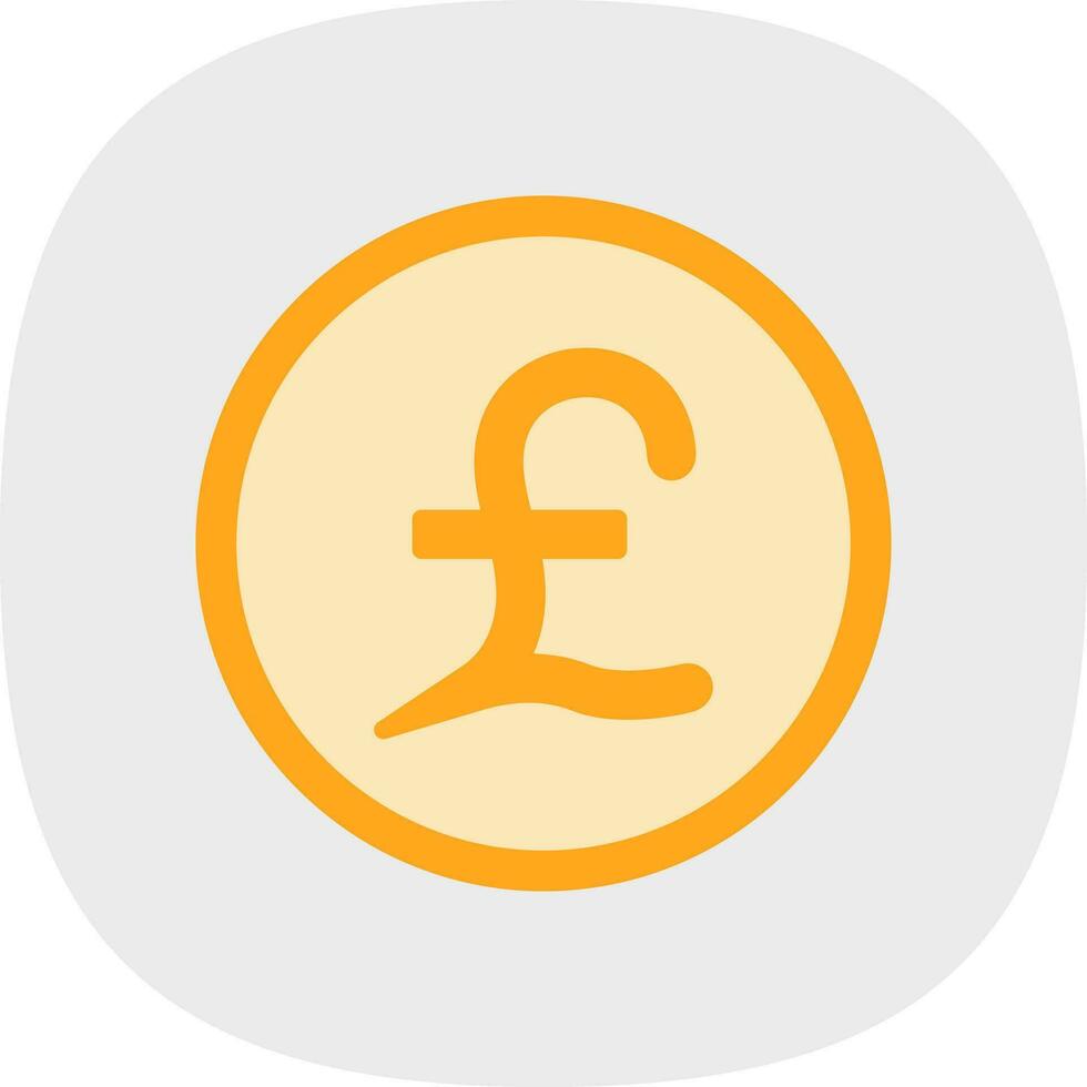 Pound Vector Icon Design