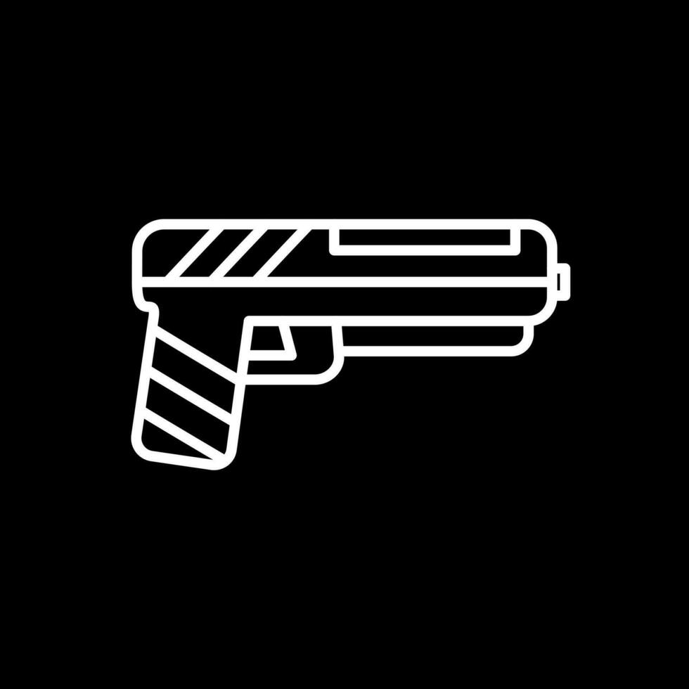 pistola vector icono diseño