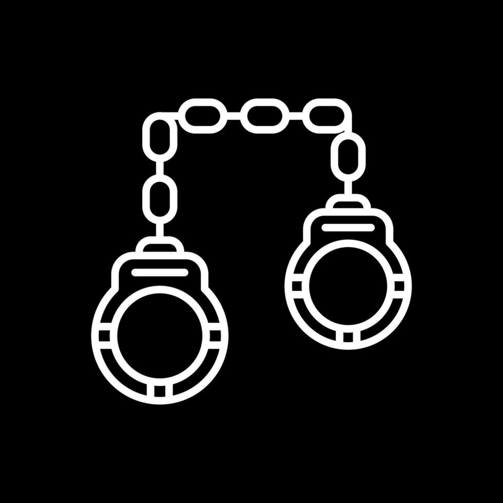 Handcuffs Vector Icon Design