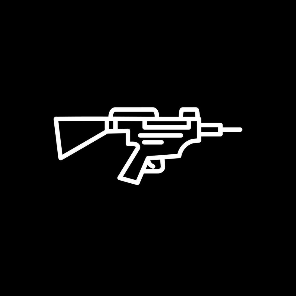 diseño de icono de vector de pistola