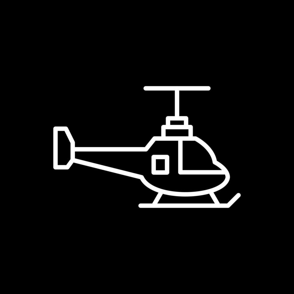 Helicopter Vector Icon Design