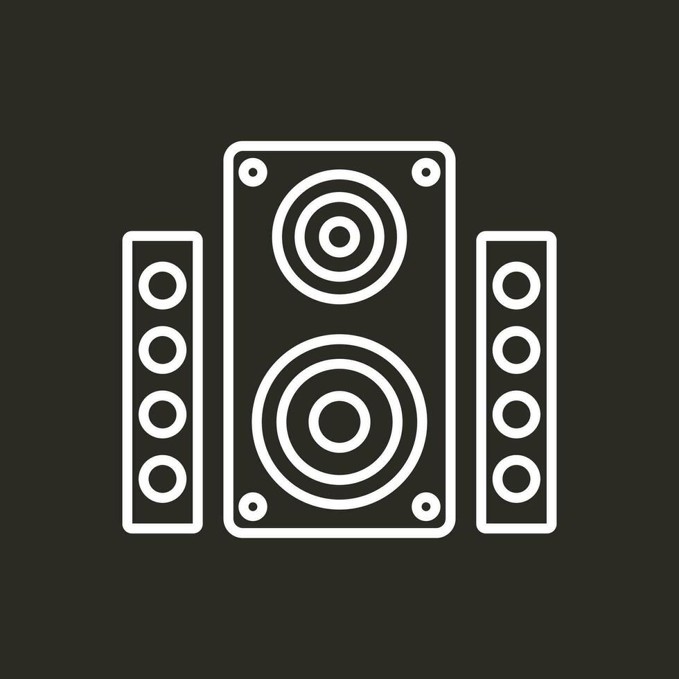 Speaker Vector Icon Design