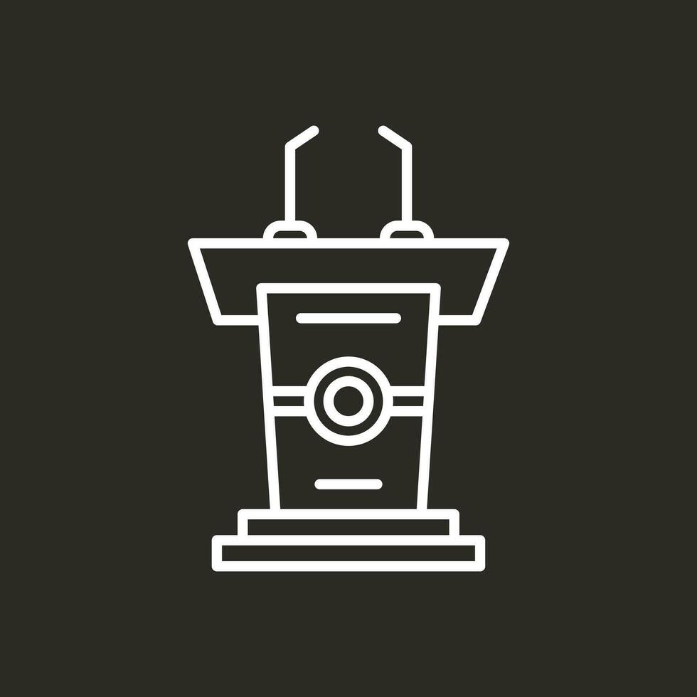 Podium Vector Icon Design