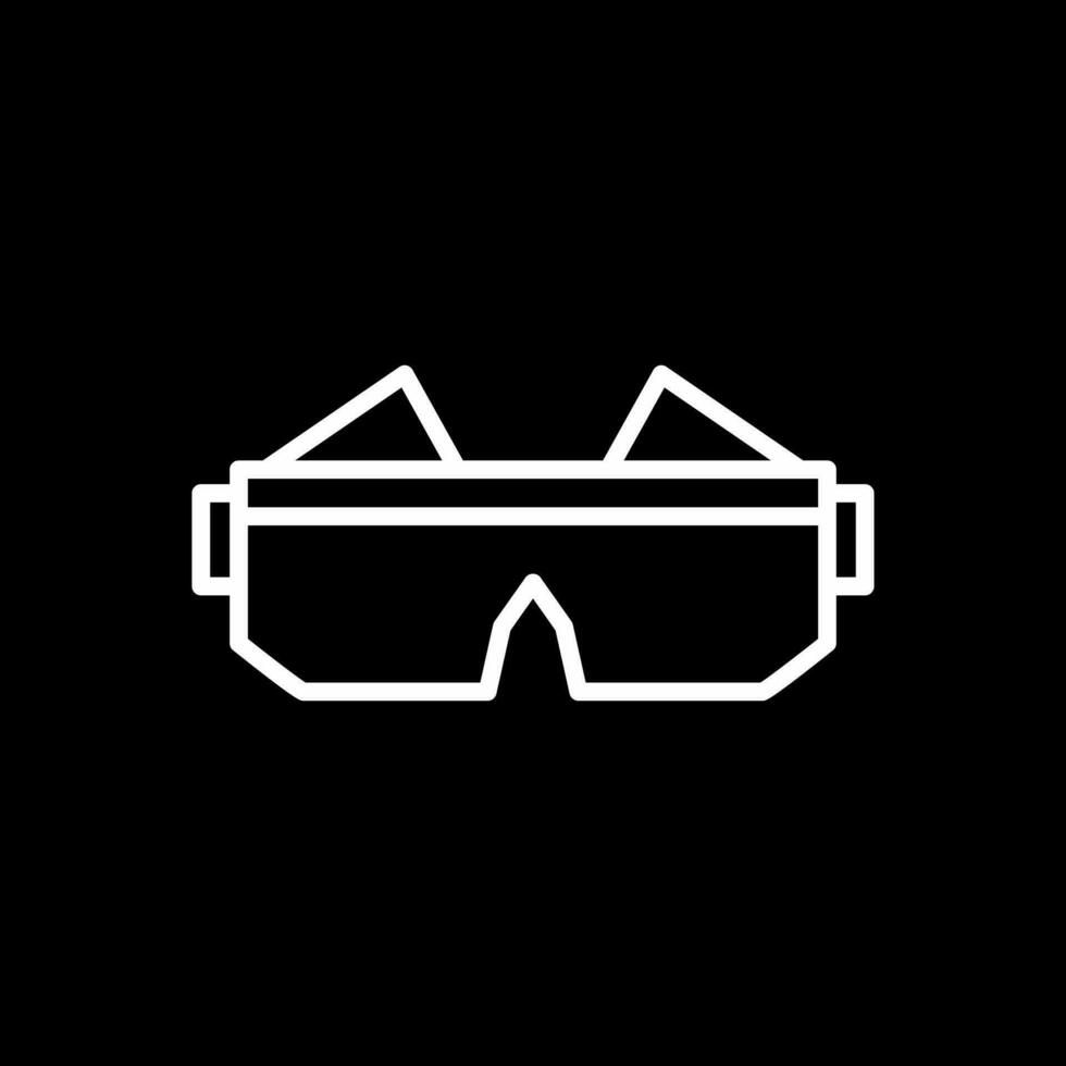 la seguridad gafas de protección vector icono diseño