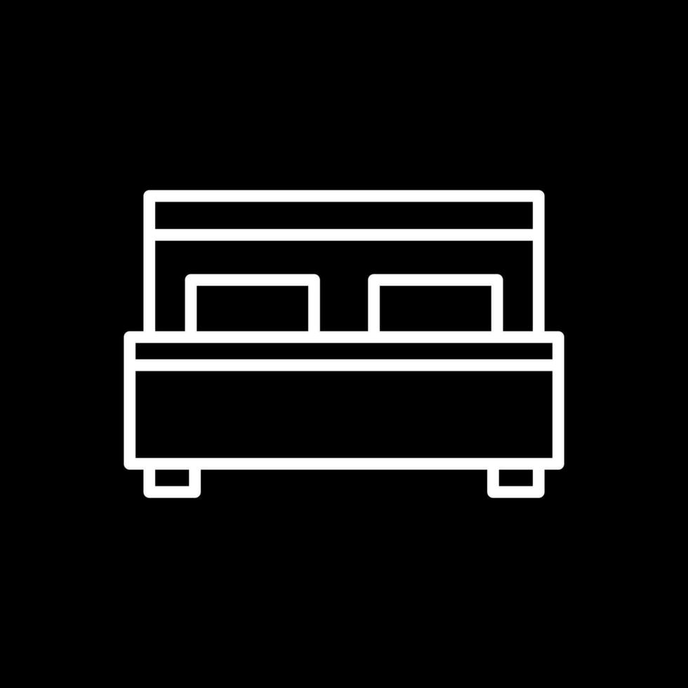 Bed Vector Icon Design