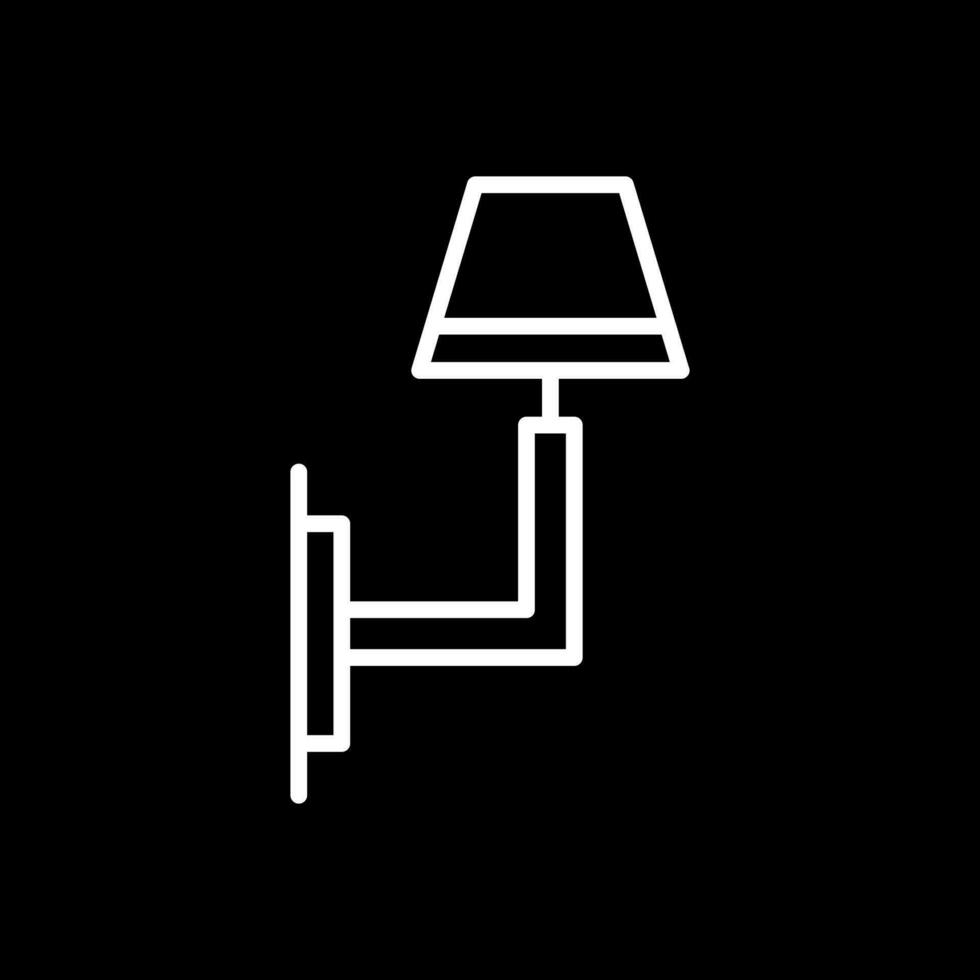 Wall Light Vector Icon Design