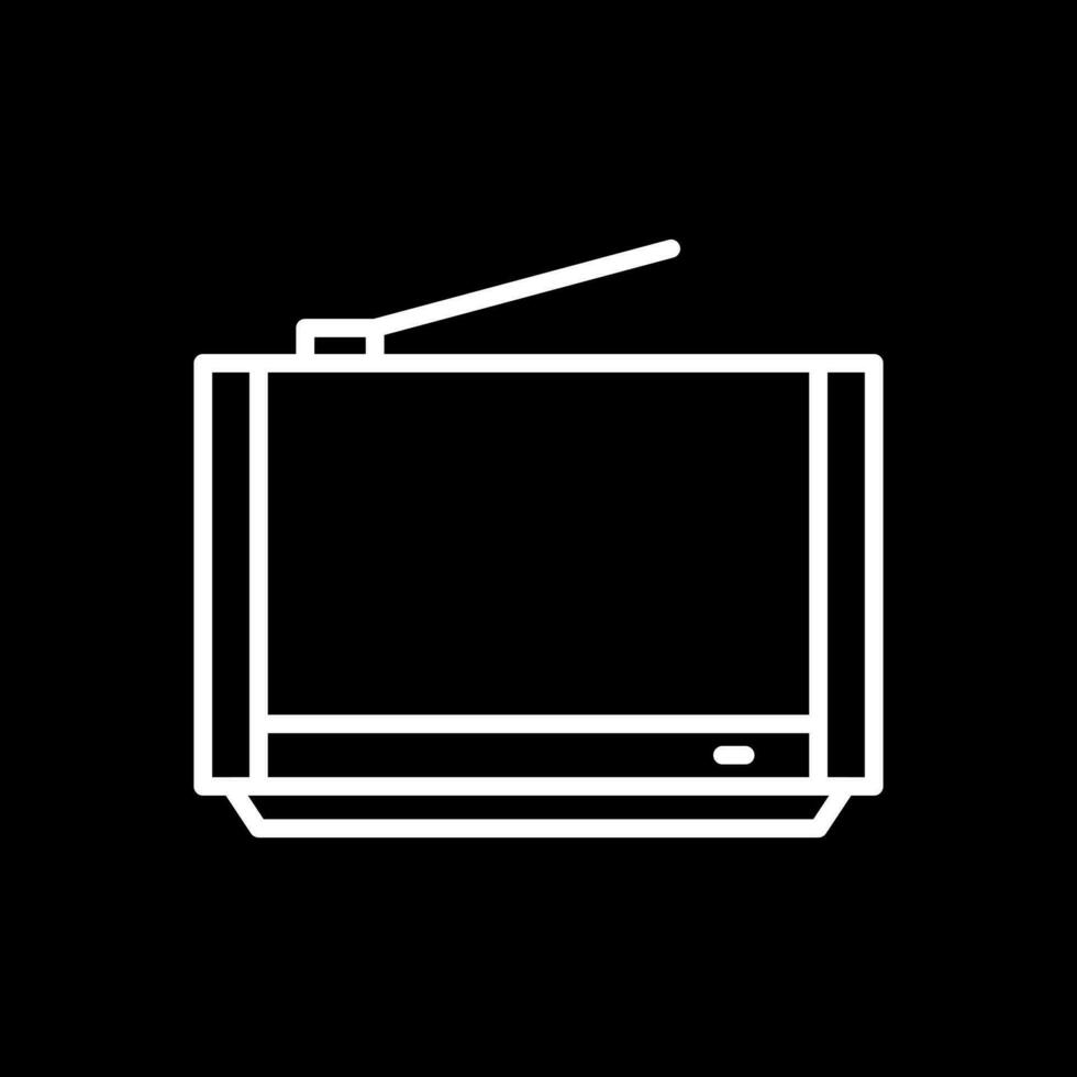 diseño de icono de vector de televisión