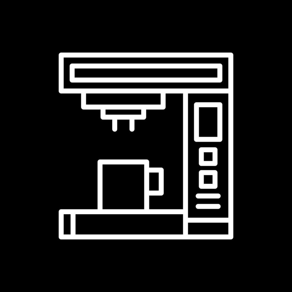 Coffee Machine Vector Icon Design