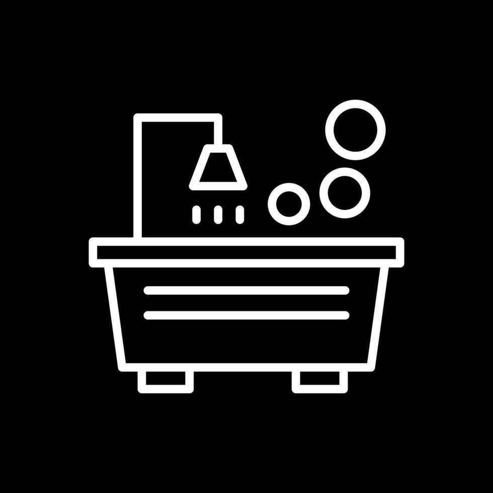 Tub Vector Icon Design