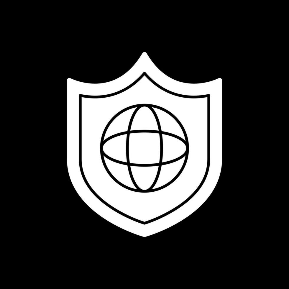 diseño de icono de vector de protección global