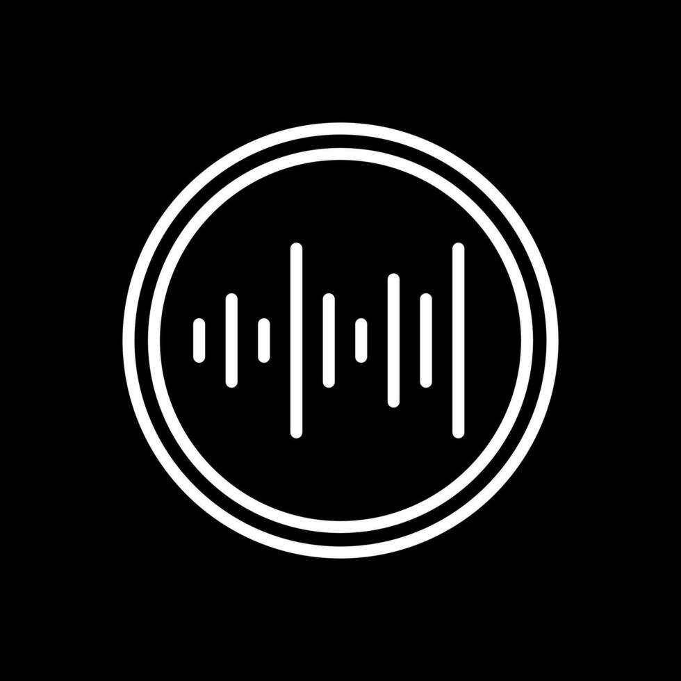 Sound waves Vector Icon Design