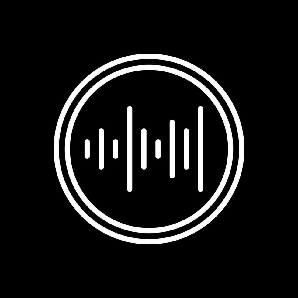 Sound waves Vector Icon Design