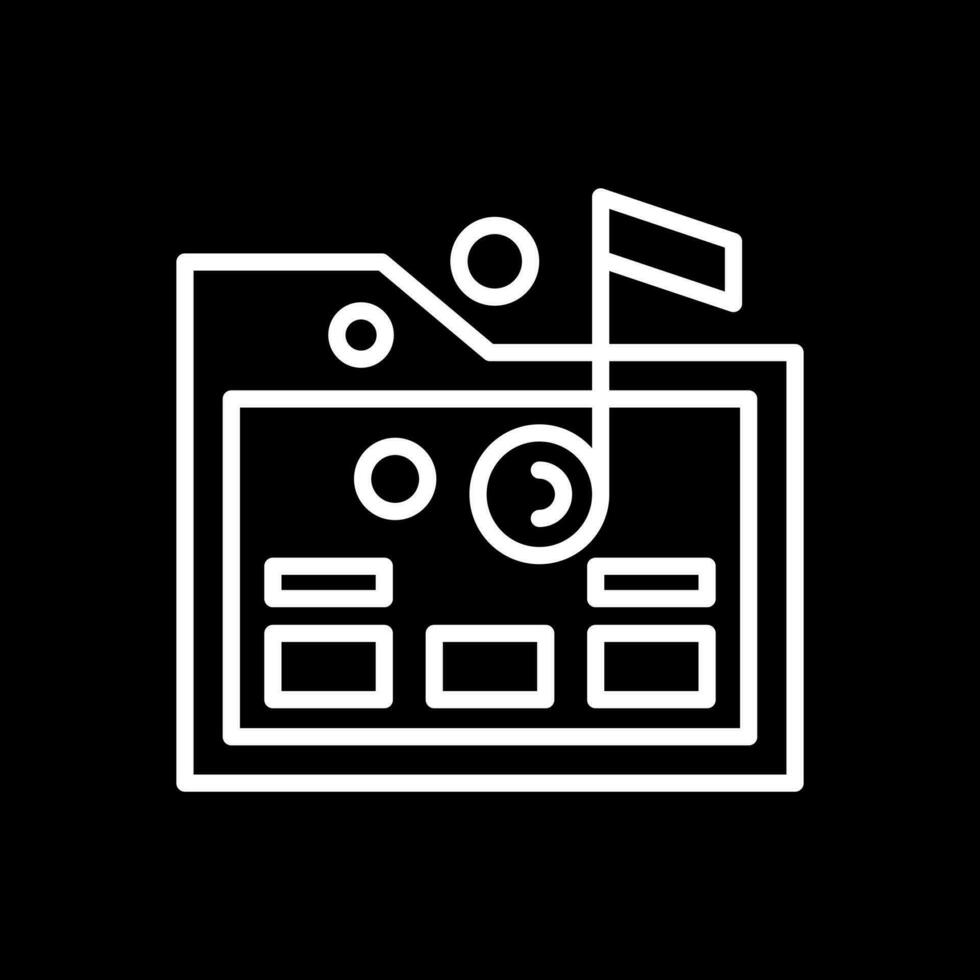 Music folder Vector Icon Design