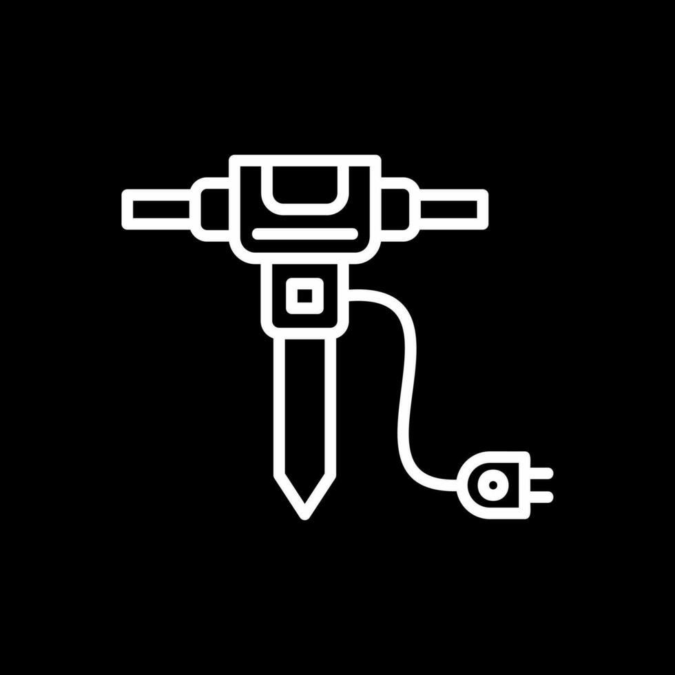 Jackhammer Vector Icon Design
